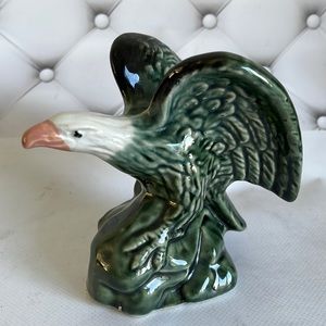 Ceramic Eagle Made in Brazil Color Green/White
